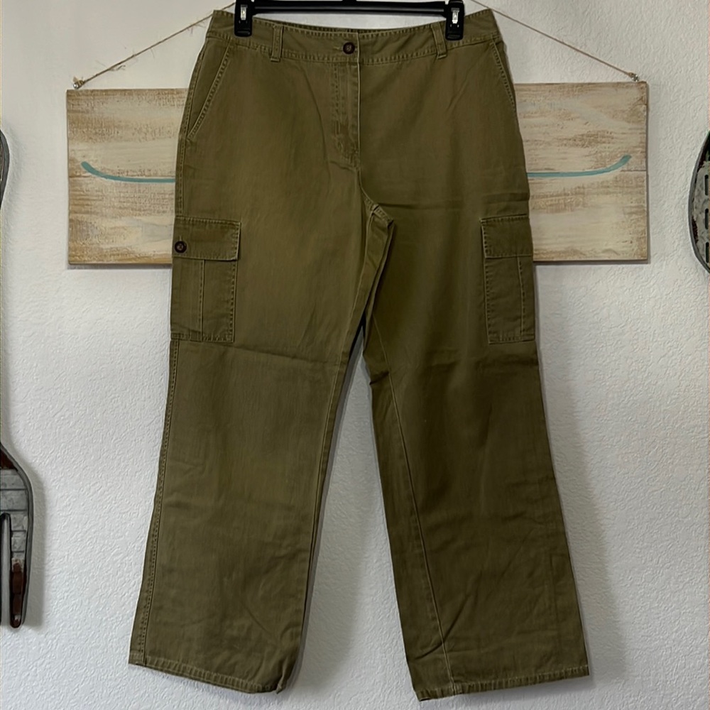 New York & Company Khaki Trousers